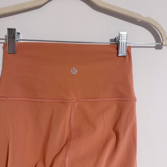 Lululemon - Orange High-Waisted Leggings - Picture 5 of 5